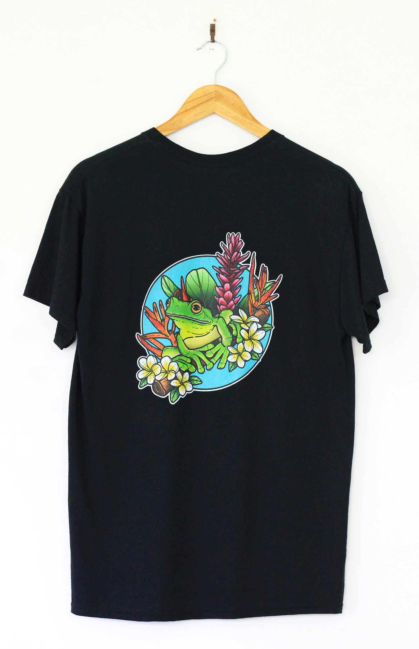 White-Lipped Green Tree Frog - T-Shirt