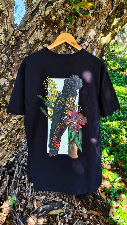*Preorder Now!* - Red-tailed Black Cockatoo Shirt